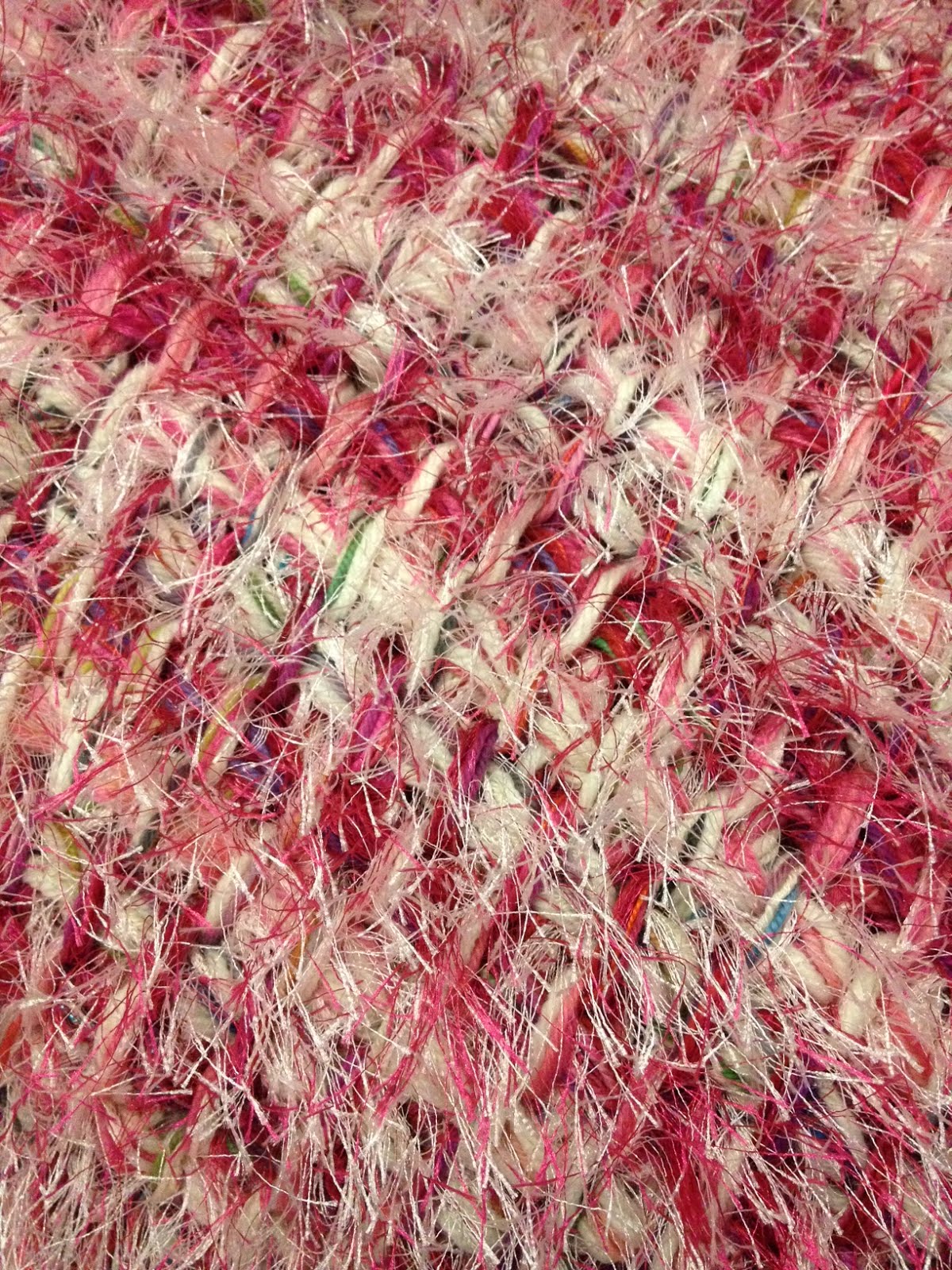 Camy's Loft Pink fuzzy stash buster blanket