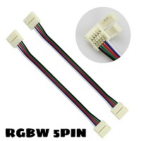 LED Strip RGBW 5PIN 2Connector + Kabel 5050