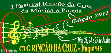 I FESTIVAL RINCÃO DA CRUZ DA MUSICA E POESIA