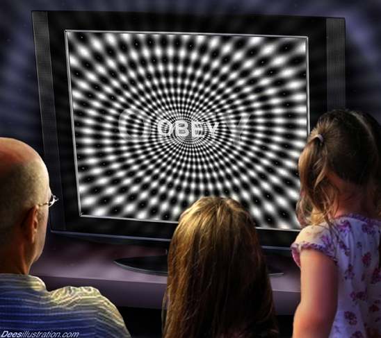 L'excès de télévision rendrait l'enfant antisocial... Mind+control+obey