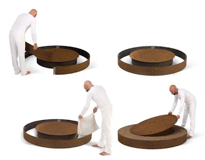 decora y disena: Chimenea Zen para Exteriores