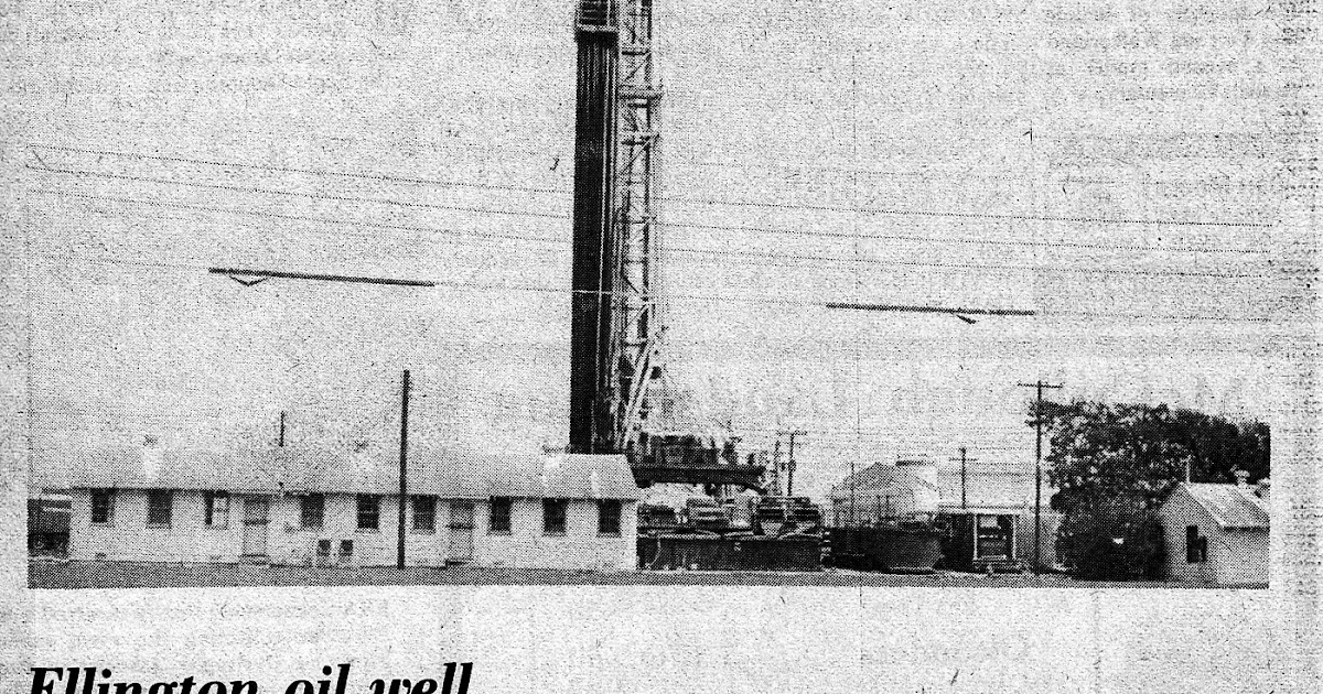 South Belt Houston Digital History Archive 1982 Ellington Oil Well