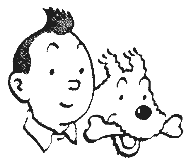 Tintin Coloring Pages title=
