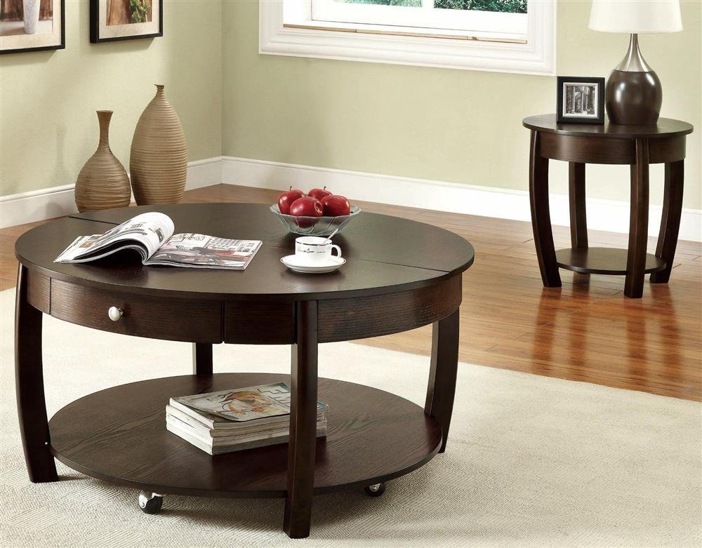 Coffee Table That Raises Up for Food, Fun 'n Games