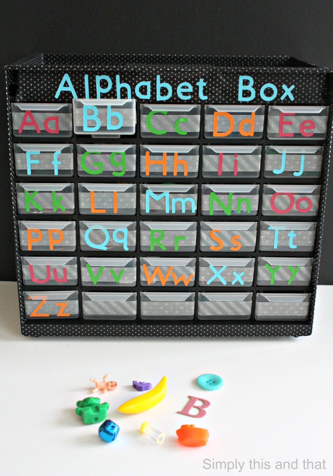 Simply This and that DIY Alphabet Box