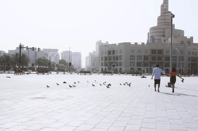 Souq Waqif birds area in Doha