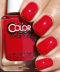 Color Club Red-Handed Love Tahiry