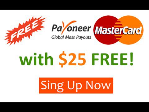 Order Your Free Payoneer Master Card and Get $25 Bonus