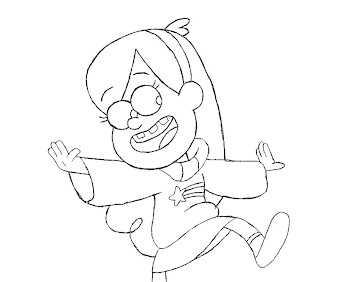 6 Mabel Pines Coloring Page
