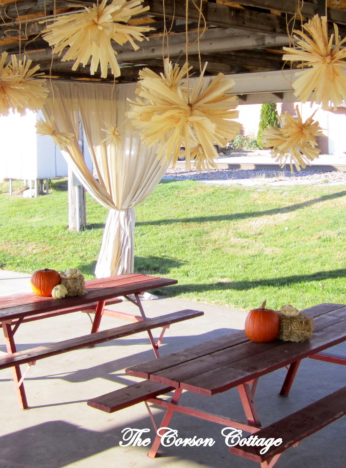 the corson cottage canvas painters cloth event draperies
