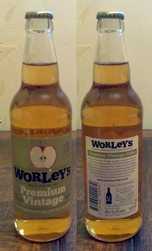 Cider Pages Worley's Premium Vintage Cider