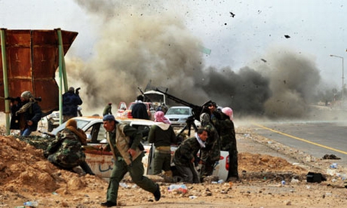 libya conflict libya rebel is NATO