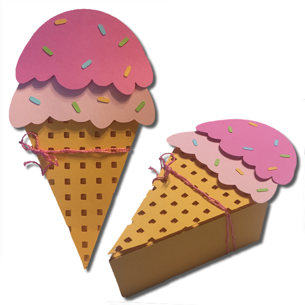 Bits of Paper Ice Cream Boxes!