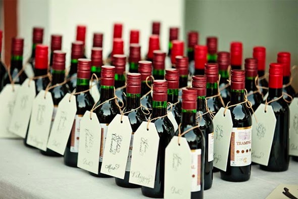 Wine Bottle Seating Chart