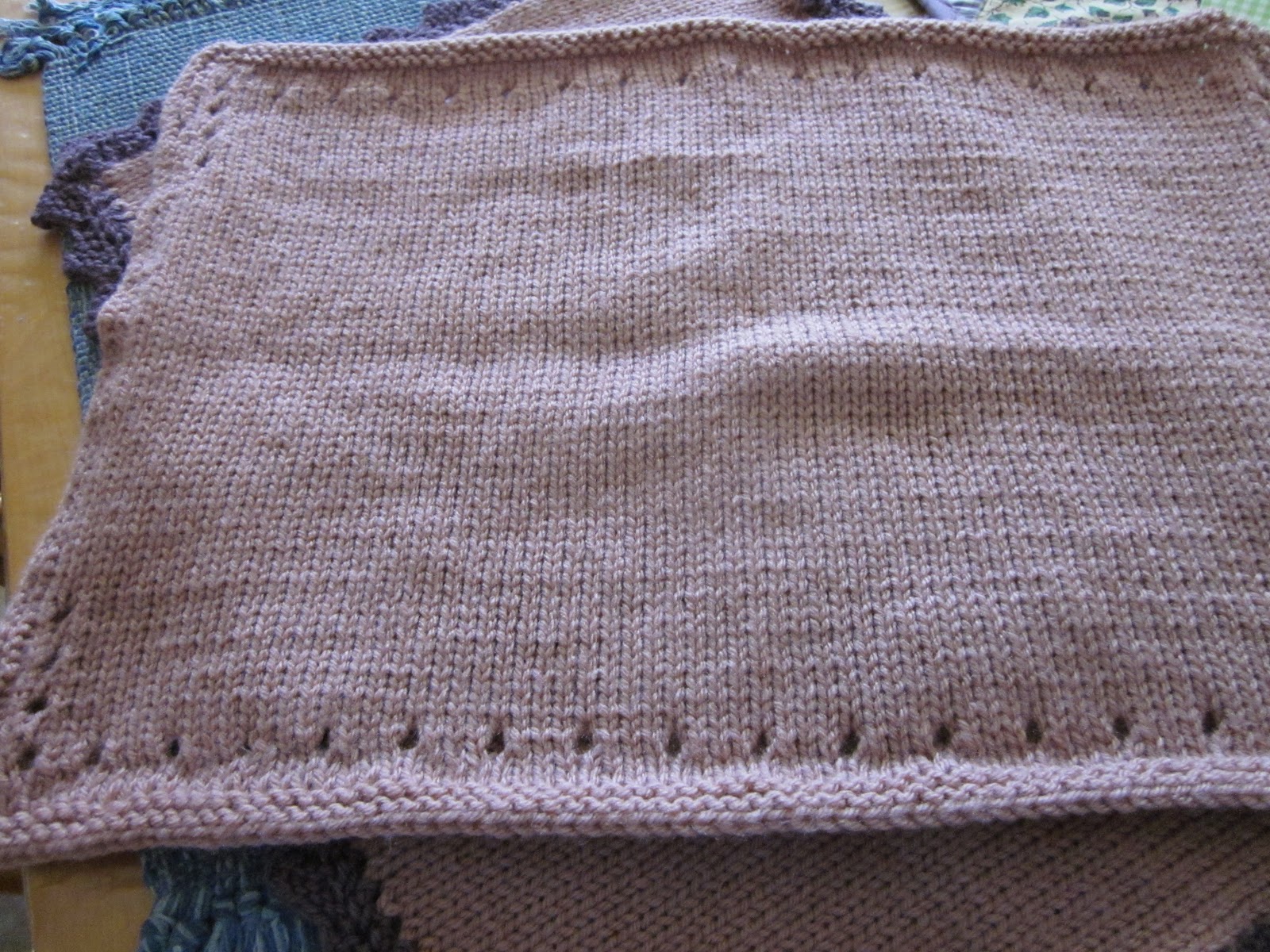 The Country Wife First Doll Blankets on the Bond and Sawtooth edging
