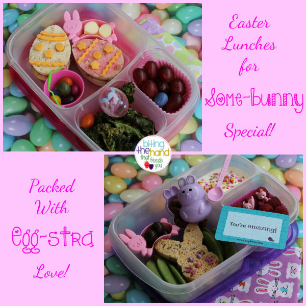Easter lunchbox Biting The Hand That Feeds You: Egg-Hunt and Easter Bunny Lunches for