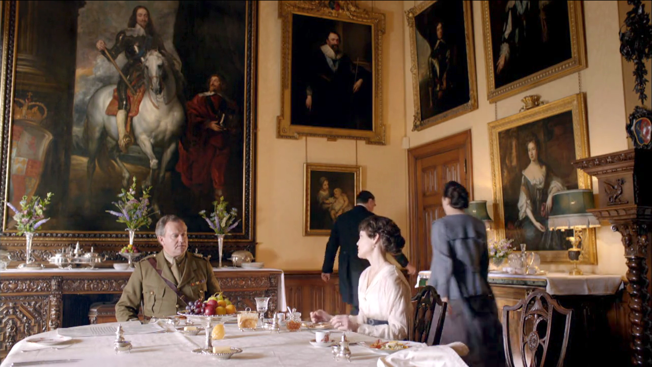 Downton Abbey Dining Room Painting Downton Abbey Dining Room Painting