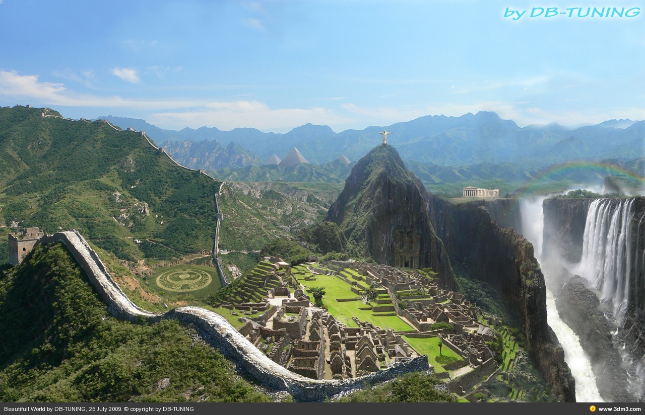 7 Keajaiban Dunia Dalam 1 Panorama KananKiri