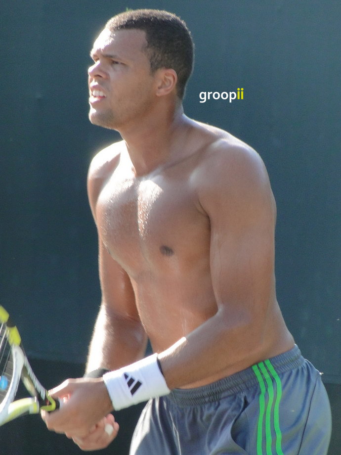 JoWilfried Tsonga Shirtless at Miami Open 2011 jake t austin shirtless 2011