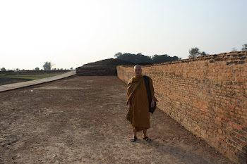 Gambar Bhante Candasilo Thera di Kapilavastu