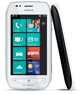 nokia lumia 710 T-mobile white color