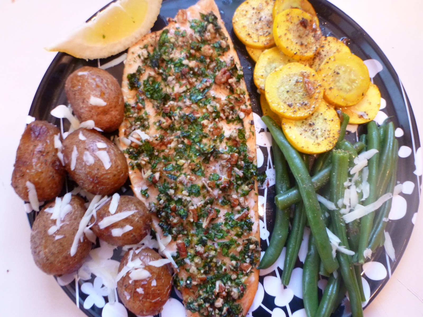 The Tasty Life Pecan and Herb Crusted Trout