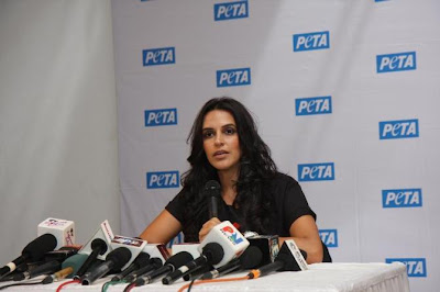 Neha Dhupia endorses PETAs latest campaign