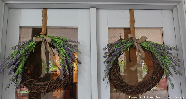 Simple Summer Wreaths-Bargain Decorating with Laurie