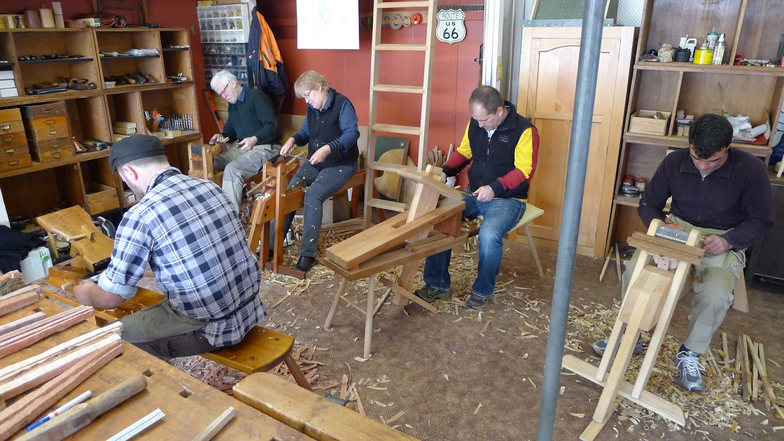 Rundell Rundell Continuous Arm Rocking Chair Group Class