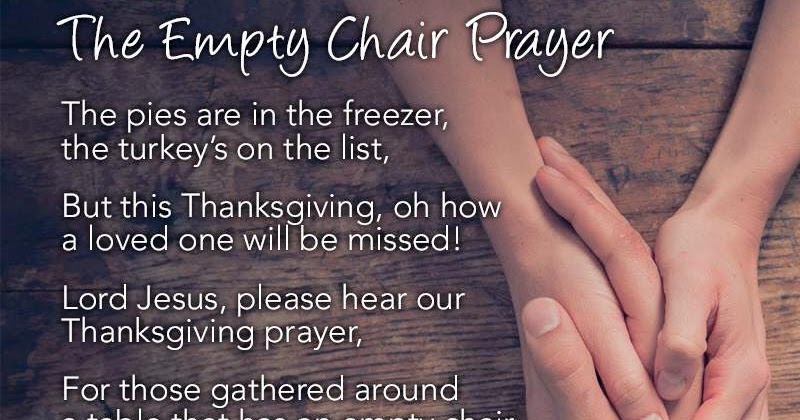 Daily Prayer: The Empty Chair Prayer