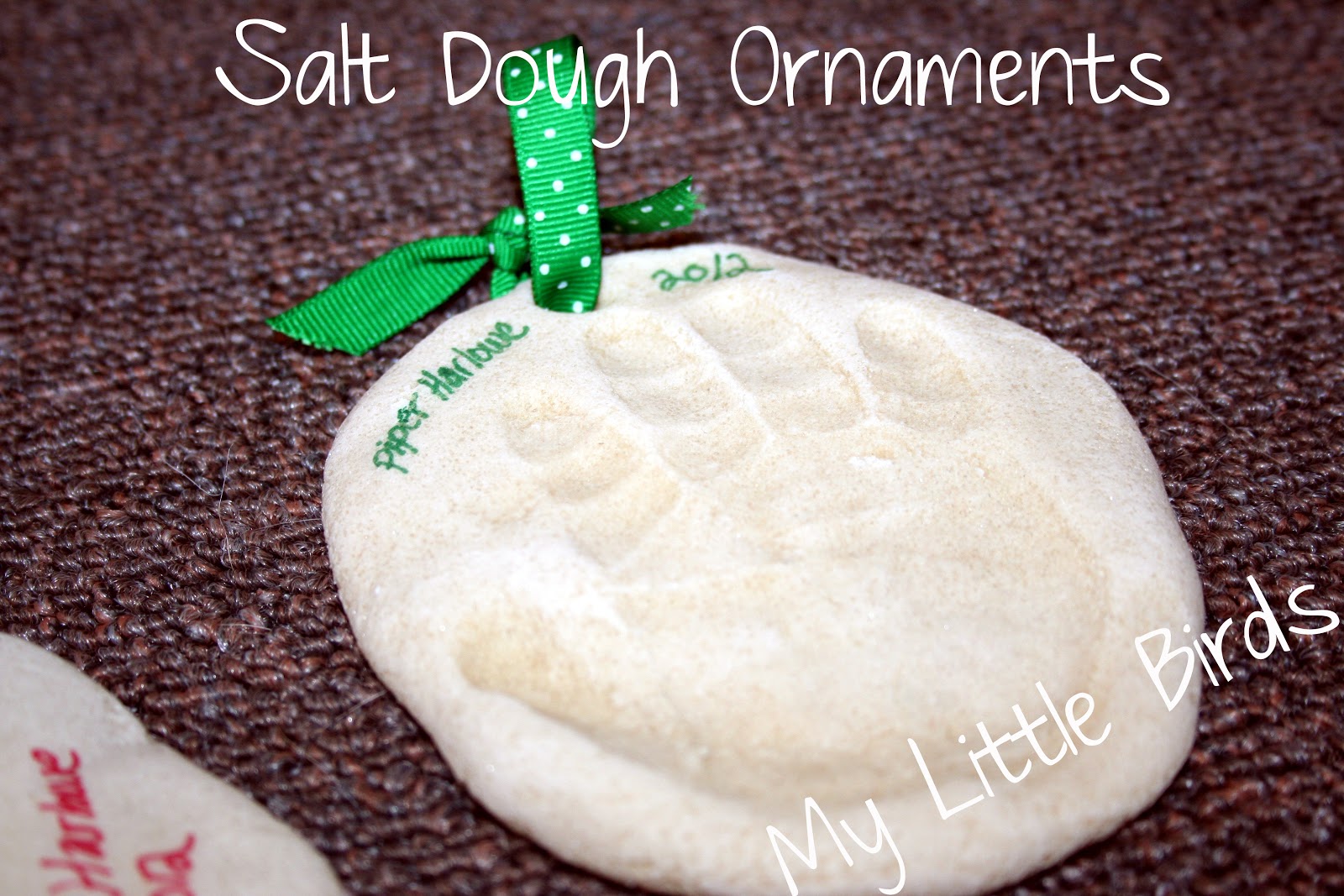 My Little Birds Salt Dough Ornaments