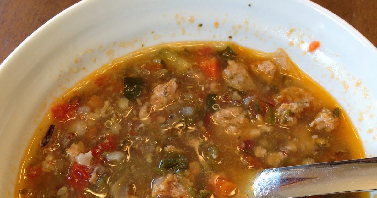 LIFE IS GOOD VEGETABLE SAUSAGE QUINOA SOUP