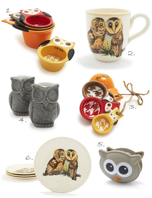 My Owl Barn: Sur La Table: Owl Measuring Cups and More