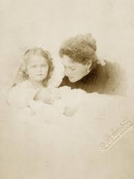 Czarina Alexandra of Russian with two of her children