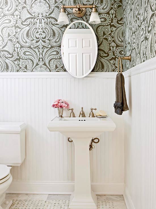 New Home Interior Design BeadedBoard Bathrooms