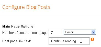 change Blogger jump break text READ MORE to Continue Reading