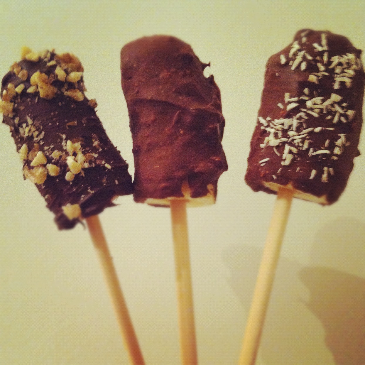 Chocolate Banana Popsicle