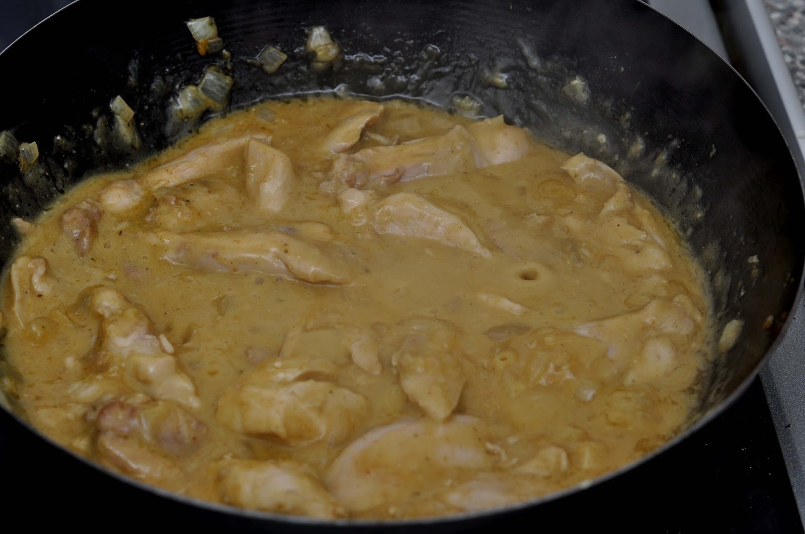 Simple Food Chinese Inspired Garlic Chicken Curry