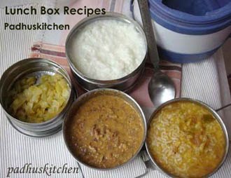 Lunch Box Recipes-Lunch Box Ideas-Lunch Recipes Indian | Padhuskitchen