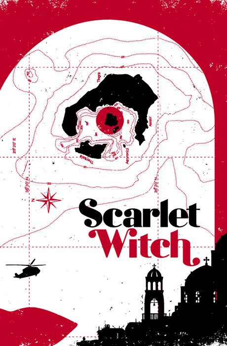 David Aja: Scarlet Witch #7 and #8 Covers