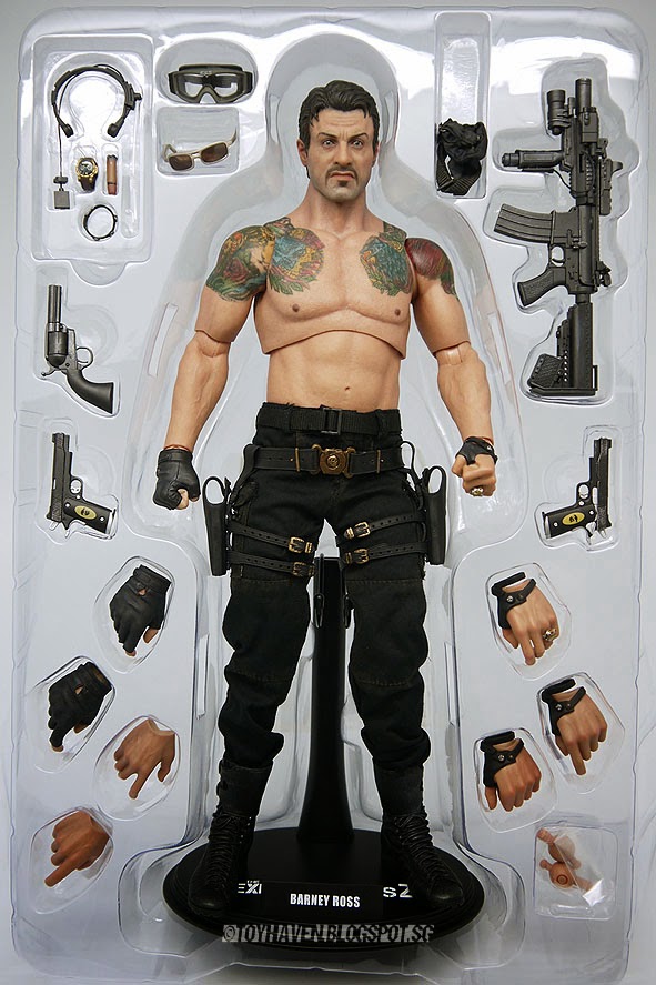 1/6 scale Y63-65 HotToys EXPENDABLES 2 SYLVESTER STALLONE body 