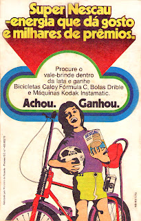 propaganda Nescau - 1973. 1973; os anos 70; propaganda na década de 70. Brazil in the 70s, história anos 70. Oswaldo Hernandez;