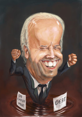 Joe Biden caricature