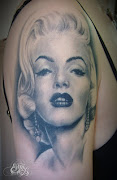 . tonos para difuminar y hacer sombras. tattoo marilyn monroe by mcr raven