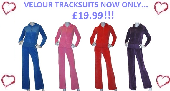 girly tracksuits