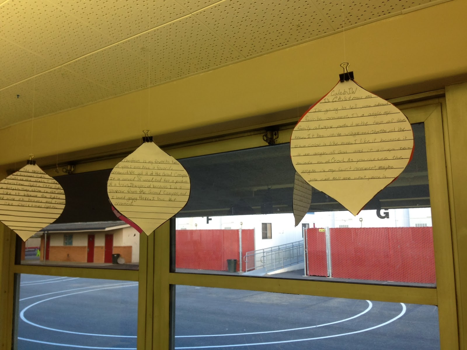 Ornament Craft and Writing Apples and ABC's