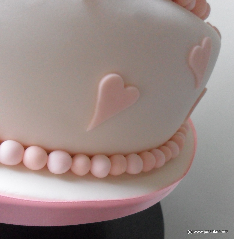 Jo's Cakes Two Tier Pink 21st Birthday Cake