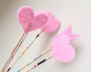 Como Hacer Flechas Romanticas de San Valentin, Manualidades Faciles para Decorar