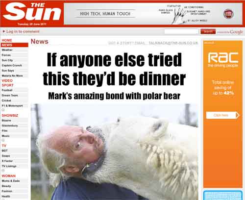 Ukpix Blog By Peter Greenhalgh Brilliant Pictures Of Tame Polar