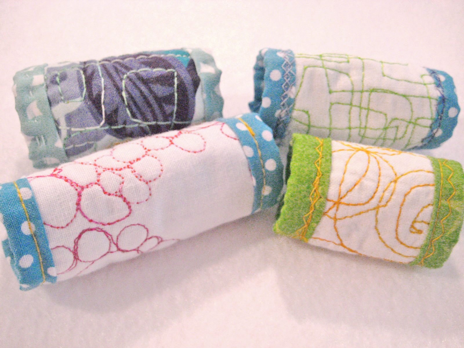 Alma Stoller inside my Handmade Fabric Beads